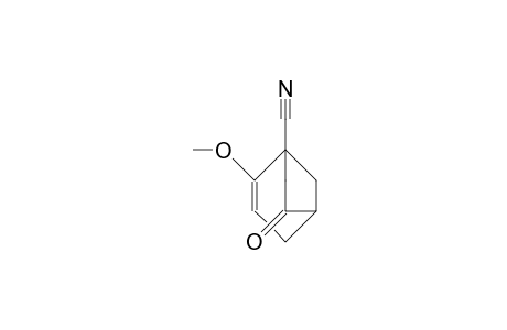 2-Methoxy-6-oxo-bicyclo(3.2.1)oct-2-ene-1-carbonitrile