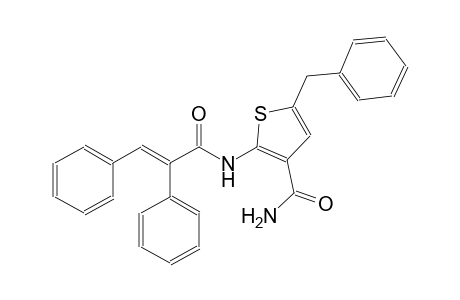 5-benzyl-2-{[(2E)-2,3-diphenyl-2-propenoyl]amino}-3-thiophenecarboxamide