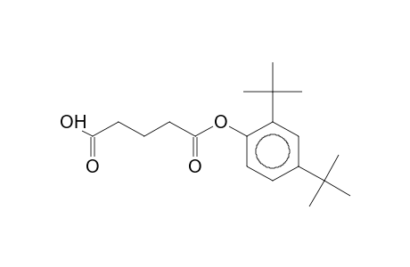 Pentanedioic acid, (2,4-di-t-butylphenyl) mono-ester