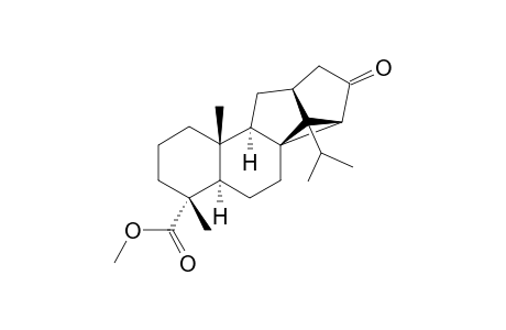 METHYL-(2AR,2BS,4AR,5R,8AR,8BR,9AR,9BR)-5,8A-DIMETHYL-9B-(1-METHYLETHYL)-2-OXO-PERHYDRO-CYCLOPROPA-[1,6]-PENTALENO-[2,1-A]-NAPHTHA