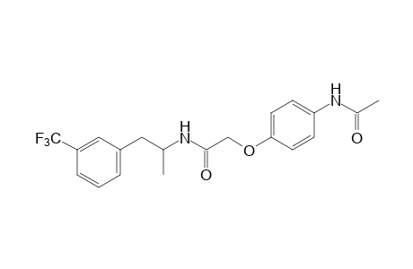 alpha-{[alpha-METHYL-m-(TRIFLUOROMETHYL)PHENETHYL]CARBAMOYL}-p-ACETANISIDIDE