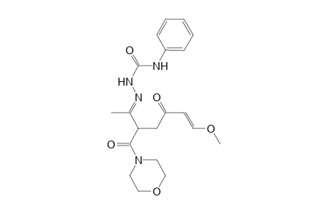 N1-Phenyl-2-[(5E)-6-methoxy-1-methyl-2-(morpholinocarbonyl)-4-oxo-5-hexenylidene]-1-hydrazinecarboxamide