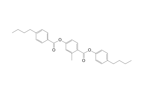 4,2-Cresotic acid, p-butylphenyl ester, p-butylbenzoate