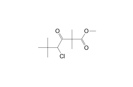 4-chloro-3-oxo-2,2,5,5-tetramethylhexanoic acid, methyl ester