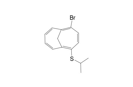 5-Bromanyl-2-propan-2-ylsulfanyl-bicyclo[4.4.1]undeca-1(10),2,4,6,8-pentaene