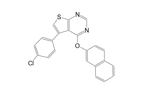 thieno[2,3-d]pyrimidine, 5-(4-chlorophenyl)-4-(2-naphthalenyloxy)-