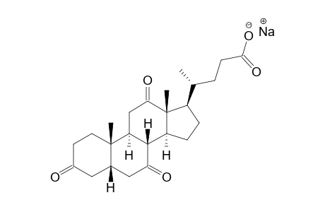 3,7,12-trioxo-5β-cholan-24-oic acid, sodium salt