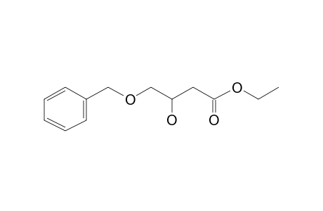 Butanoic acid, 3-hydroxy-4-(benzyloxy)-, ethyl ester