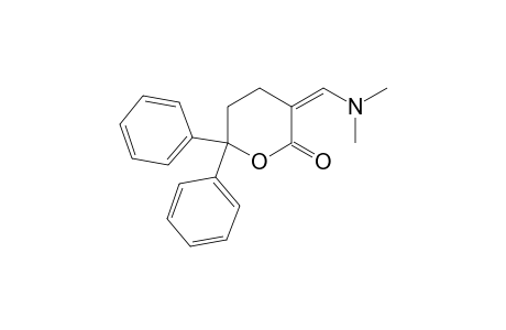 6,6-Diphenyl-3-(dimethylamino)methylene-(tetrahydro)-2(2H)-pyranone