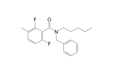 Benzamide, 2,6-difluoro-3-methyl-N-benzyl-N-pentyl-