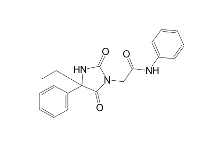 2,5-Dioxo-4-ethyl-4-phenyl-1-imidazolidineacetanilide