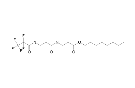 .beta.-Alanyl-.beta.-alanine, N-pentafluoropropionyl-, octyl ester