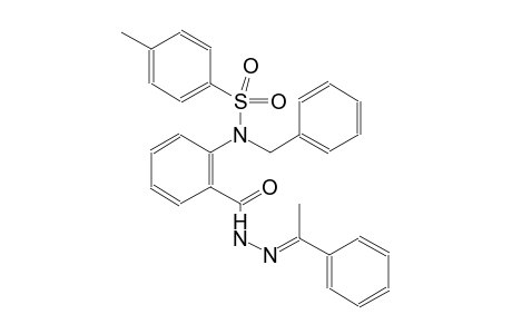 benzoic acid, 2-[[(4-methylphenyl)sulfonyl](phenylmethyl)amino]-, 2-[(E)-1-phenylethylidene]hydrazide