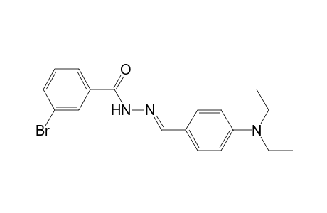 Benzhydrazide, 3-bromo-N2-(4-diethylaminobenzylideno)-