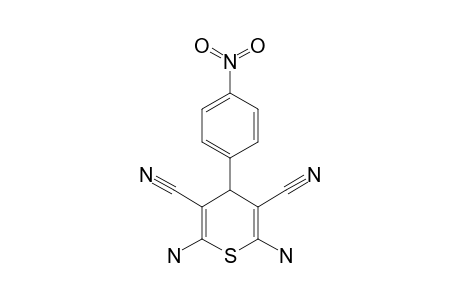 2,6-diamino-4-(4-nitrophenyl)-4H-thiopyran-3,5-dicarbonitrile