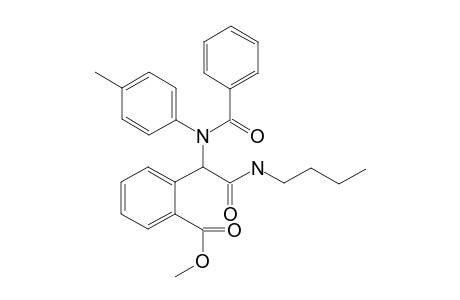 Methyl 2-(2-(butylamino)-2-oxo-1-(N-(p-tolyl)benzamido)ethyl)benzoate