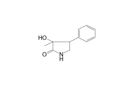2-Pyrrolidinone, 3-hydroxy-3-methyl-4-phenyl-, (3R-cis)-