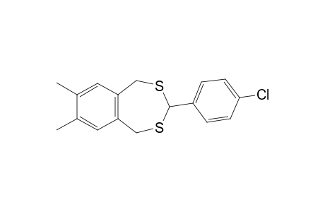 3-(4-Chlorophenyl)-7,8-dimethyl-1,5-dihydro-2,4-benzodithiepine