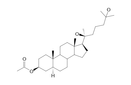 (20S)-20,25-Dihydroxy-5.alpha.-cholestan-3.beta.-yl acetate