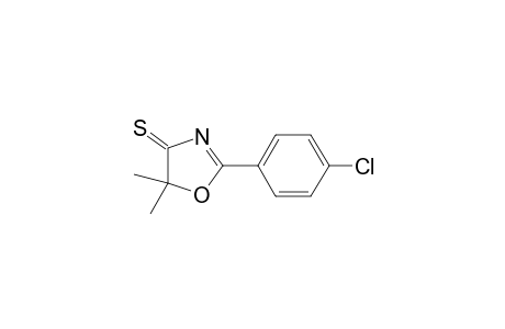 2-(4-Chlorophenyl)-5,5-dimethyl-1,3-oxazole-4-thione