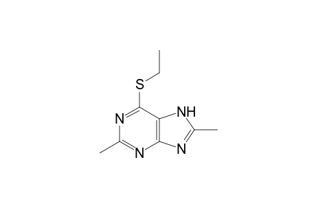 6-(ethylthio)-2,8-dimethylpurine