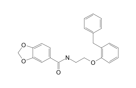 Benzo[1,3]dioxole-5-carboxylic acid, [2-(2-benzylphenoxy)ethyl]amide