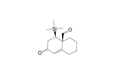 cis-6-(oxomethyl)-5-(trimethylsilyl)bicyclo[4.4.0]dec-1-en-3-one