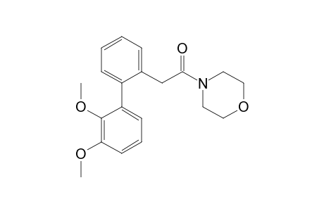 2-[2-(2,3-Dimethoxyphenyl)phenyl]-1-(4-morpholinyl)ethanone