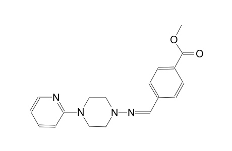 benzoic acid, 4-[(Z)-[[4-(2-pyridinyl)-1-piperazinyl]imino]methyl]-, methyl ester