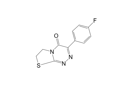 6,7-dihydro-3-(p-fluorophenyl)-4H-thiazolo[2,3-c]-as-triazin-4-one