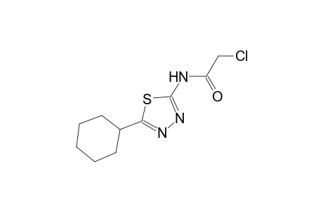 2-chloro-N-(5-cyclohexyl-1,3,4-thiadiazol-2-yl)acetamide