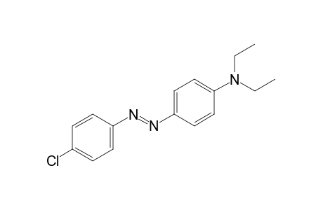 p-[(p-chlorophenyl)azo]-N,N-diethylaniline