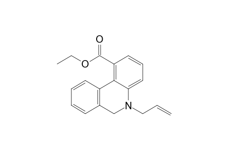 Ethyl 5-Allyl-5,6-dihydrophenanthridinecarboxylate