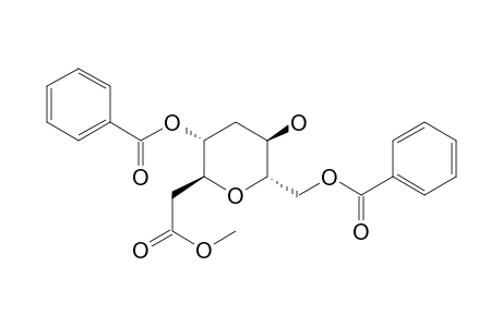 [(2S,3R,5R,6S)-5-benzoyloxy-3-hydroxy-6-(2-methoxy-2-oxo-ethyl)tetrahydropyran-2-yl]methyl benzoate