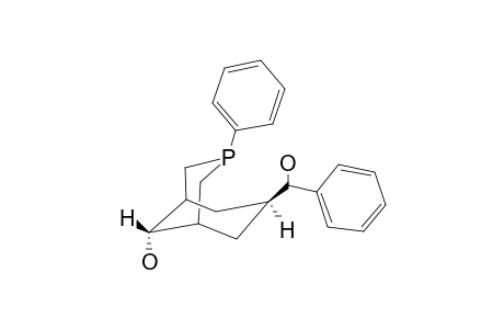 7-ENDO-(ALPHA-HYDROXYBENZYL)-3-PHENYL-3-PHOSPHABICYCLO-[3.3.1]-NONAN-9-OL-3-OXIDE(#13A)