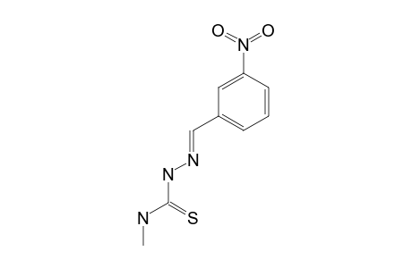 4-methyl-1(m-nitrobenzylidene)-3-thiosemicarbazide