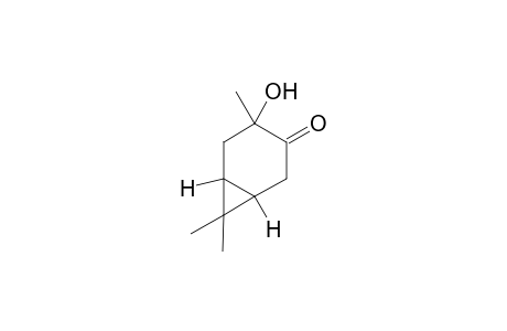 4-Hydroxy-4,7,7-trimethylbicyclo[4.1.0]hexan-3-one