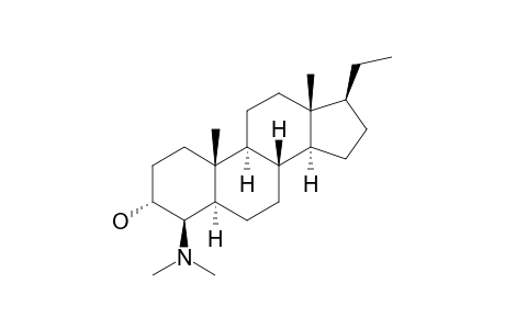 4.beta.-Dimethylamino-3.alpha.-hydroxypregnane