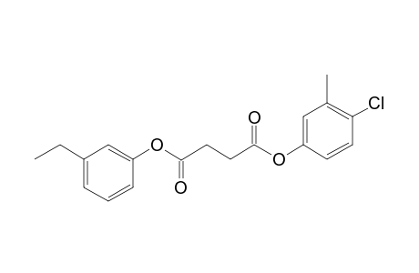 Succinic acid, 4-chloro-3-methylphenyl 3-ethylphenyl ester