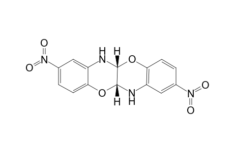 cis-5a,6,11a,12-Tetrahydro-2.8-dinitro-[1,4]benzazino[3,2-b][1,4]benzoxazine
