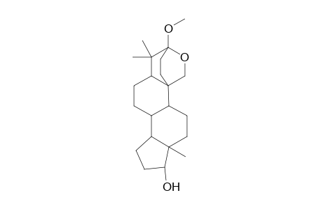 16-Oxapentacyclo[13.2.2.0(1,13).0(2,10).0(5,9)]nonadecane, 15-methoxy-6-ol-5,14,14-trimethyl)-