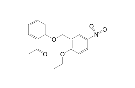 2'-[(2-ethoxy-5-nitrobenzyl)oxy]acetophenone