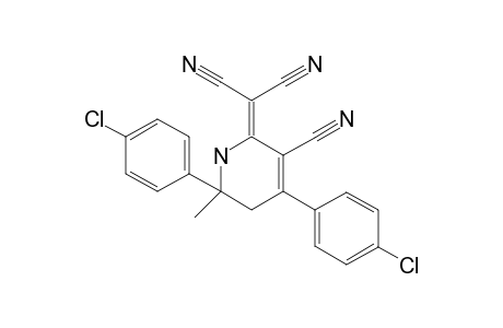 2,4-Bis(p-chlorphenyl)-5-cyanotmethylen-2-methyl-1,2,3,6-tetrahydropyridine