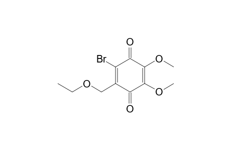 2-Bromo-3-ethoxymethyl-5,6-dimethoxy-1,4-benzoquinone