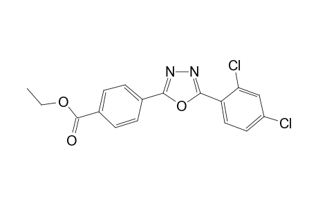 Ethyl 4-[5-(2,4-dichlorophenyl)-1,3,4-oxadiazol-2-yl]benzoate