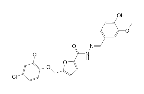 5-[(2,4-dichlorophenoxy)methyl]-N'-[(E)-(4-hydroxy-3-methoxyphenyl)methylidene]-2-furohydrazide