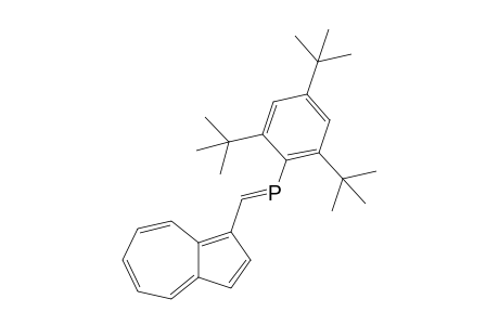 (E)-2-(1-Azulenyl)-1-(2,4,6-tri-t-butylphenyl)phosphaethene