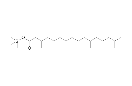 Hexadecanoic acid, 3,7,11,15-tetramethyl-, trimethylsilyl ester