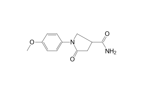 1-(4-Methoxy-phenyl)-5-oxo-pyrrolidine-3-carboxylic acid amide
