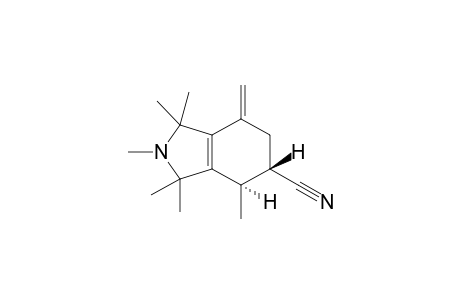 1,1,2,3,3,4-Hexamethyl-7-methylene-2,3,4.alpha.,5.beta.,6,7-hexahydro-1H-isoindole-5-carbonitrile